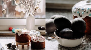 Мерцающие крашенки – хит этого года: лайфхак с красным вином к Пасхе