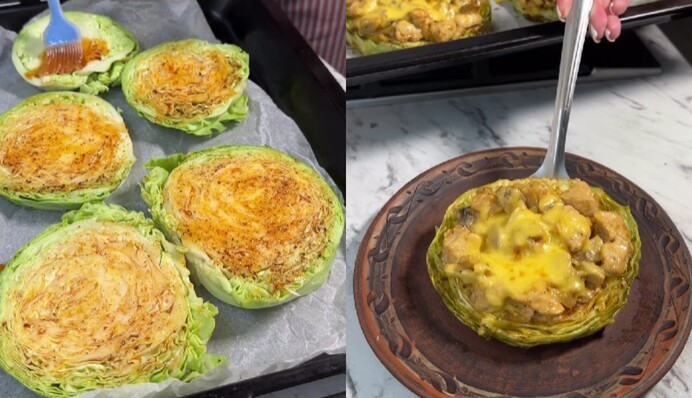 Стейк из молодой капусты – сезонное блюдо: простой рецепт