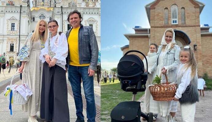 Поділилися зворушливими привітаннями та показали родинні фото: як зірки відсвяткували Великдень-2024