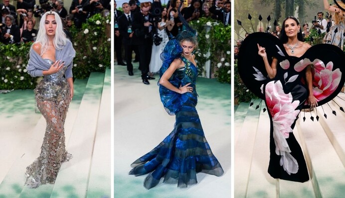 В США прошел бал Института костюма Met Gala 2024: лучшие образы звезд