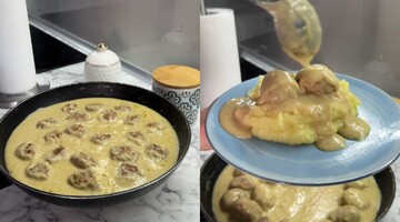 Идеально к картофельному пюре: блогер показала, как приготовить вкусные митболы в соусе
