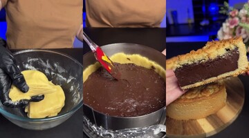 Тертый пирог с шоколадной начинкой: небанальный рецепт любимого десерта