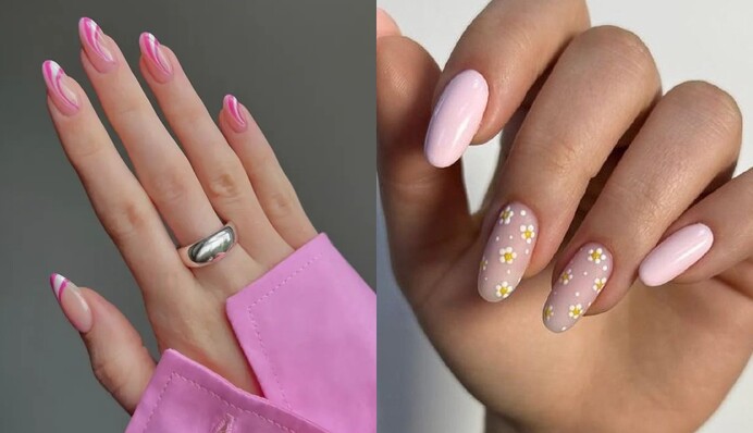 Розовый маникюр на выпускной: стильные дизайны в модном цвете