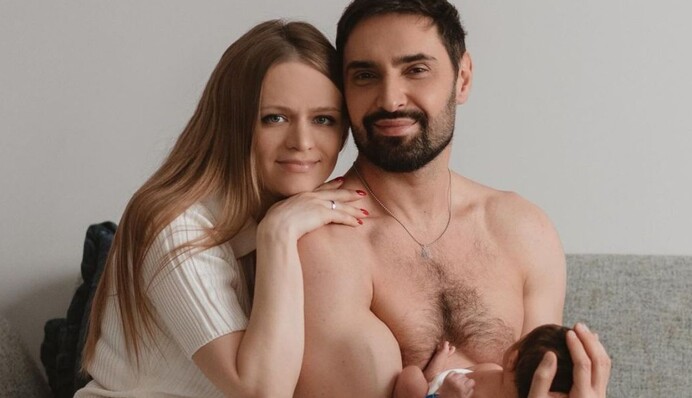 Віталій Козловський похрестив новонародженого сина Оскара: у мережі показали фото