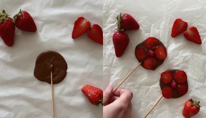 Быстрое лакомство: рецепт шоколадных конфет с клубникой, которые можно приготовить за 10 минут