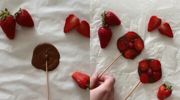 Швидкий смаколик: рецепт шоколадних цукерок з полуницею, які можна приготувати за 10 хвилин