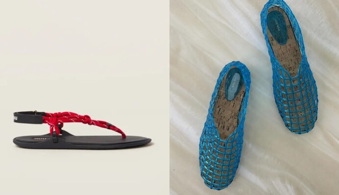 Веревочные сандалии и желейные босоножки: как выглядит модная обувь на лето 2024
