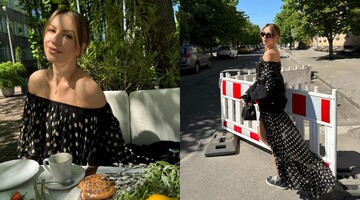 Леся Никитюк показала фасон платья, который снова в тренде: идея летнего образа