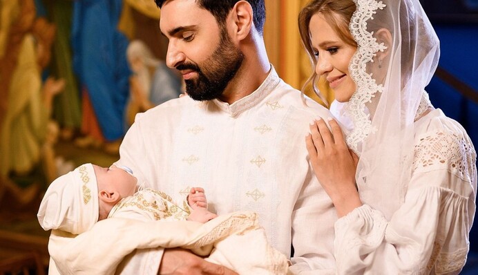 Віталій Козловський показав хрестини сина Оскара і розсекретив, хто став хрещеними батьками хлопчика