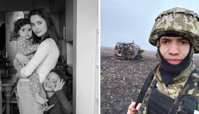 Детей актера Виктора Стороженко, который служит в ВСУ, оскорбили из-за цвета кожи