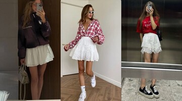 Жена Остапчука и Леся Никитюк показали, как носить трендовую белую юбку: идеи летних образов