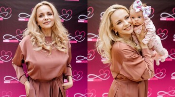 Перший вихід у світ: Лілія Ребрик з'явилася на заході з тримісячною донечкою