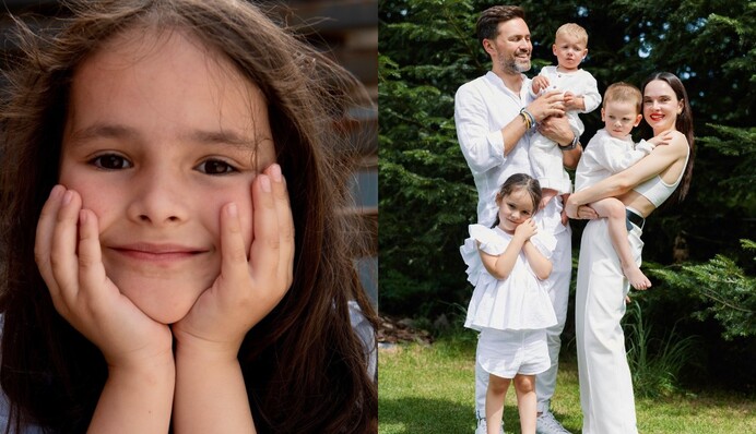 Ти змінила життя: Тімур Мірошниченко з дружиною зворушливо привітали донечку з 6-річчям