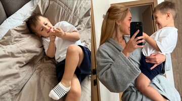 Справжній україномовний хлопчик: Даша Квіткова розповіла про виховання дворічного сина Лева