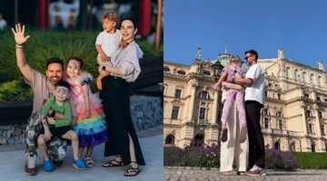 Плюс один: Тимур Мирошниченко с женой умилили кадрами с названой дочерью