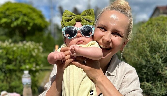 Як швидко летить час: Лілія Ребрик замилувала відео з донечкою, якій виповнилося 4 місяці