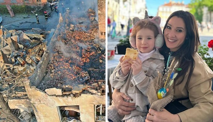 Наталка Карпа з донькою була у рідному Львові під час ракетного удару