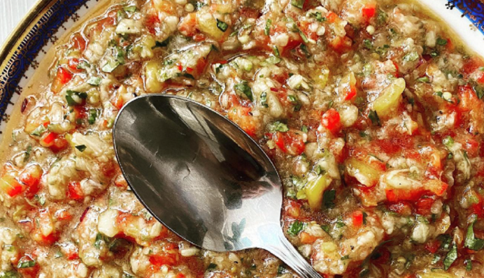 Баклажанная икра по-бесарабски - рецепт от шеф-повара