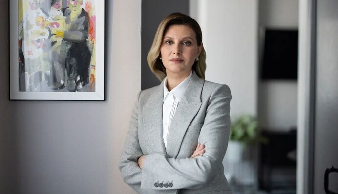 Це дуже незручно: Олена Зеленська відповіла, чи спускається з дітьми в укриття під час тривоги