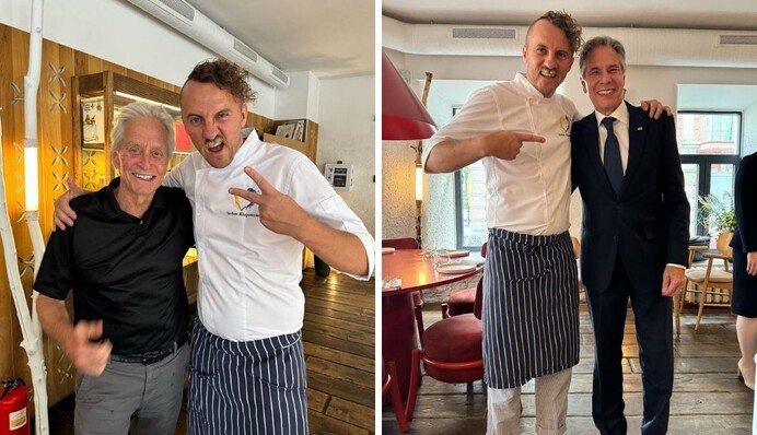 Дуже зацінили: Клопотенко розповів, що замовляли Дуглас і Блінкен в його ресторані