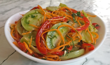 Зелені помідори по-корейськи - рецепт оригінальної закуски на зиму