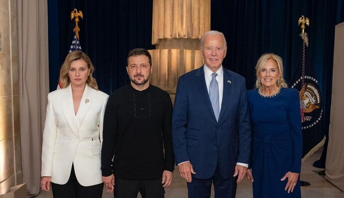 Подружжя Зеленських у США зустрілися з Джо і Джилл Байденами: який вони мали вигляд