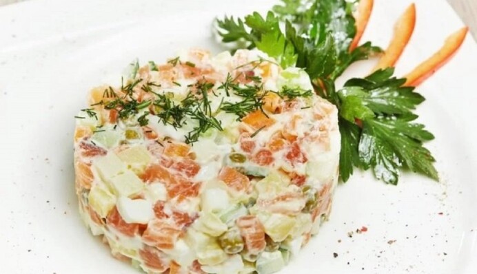 Святковий варіант салату 