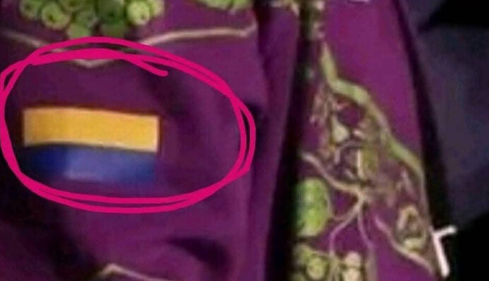 ​Перевернутый флаг Украины на руке Усика вызвал вопросы