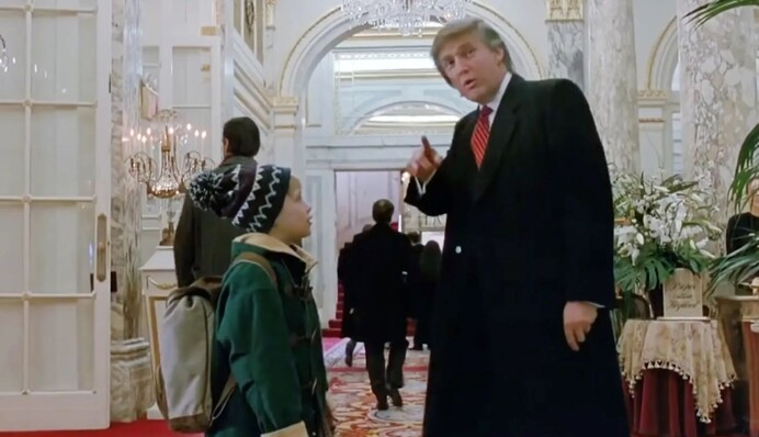 Кадр з Трампом з легендарного фільму актуалізували під його скандальні заяви про Україну