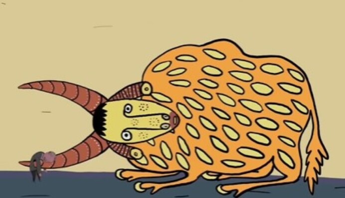 Український аніматор відправив образи художниці Марії Примаченко у бій проти росіян