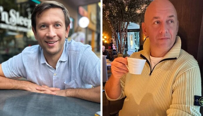 Актер Дмитрий Ступка пригласил на кофе Потапа, который прилетел в Лос-Анджелес