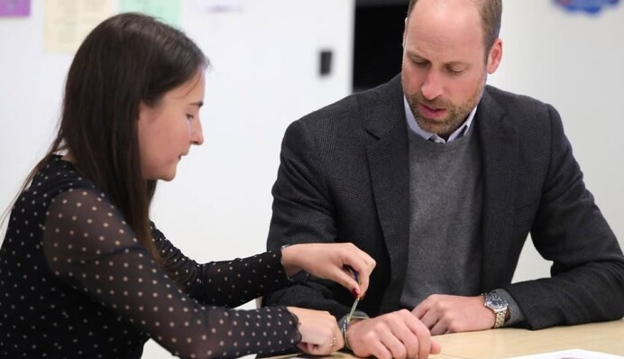 Принц Уильям получил украинский оберег