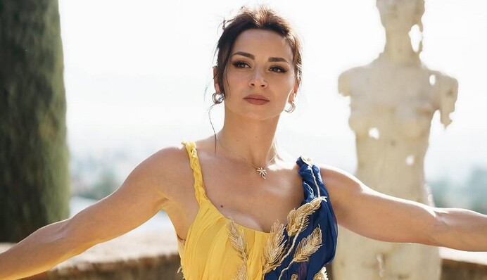 Ілона Гвоздьова зі сцени міжнародного конкурсу 