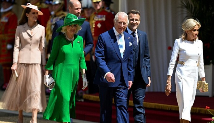 Макрон поцілував руку Кейт Міддлтон: чи порушив президент Франції королівський протокол