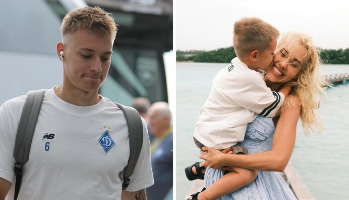 Бражко показал теплые объятия с сыном Квитковой на футбольном поле: трогательные кадры