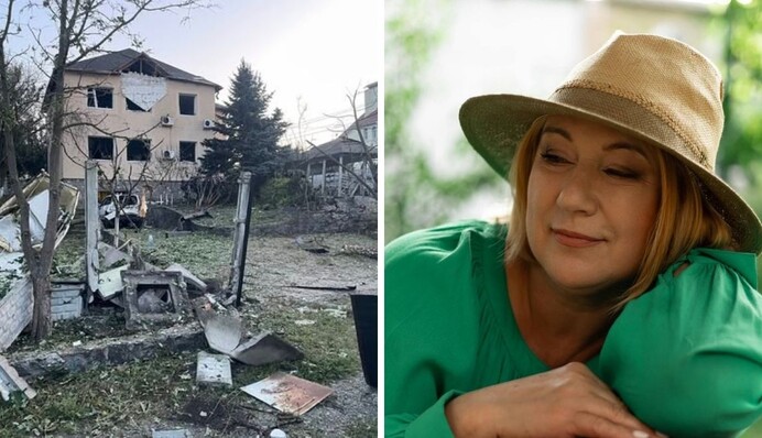 Через нічний обстріл зруйновано будинок рестораторки Маргарити Січкар: моторошні фото