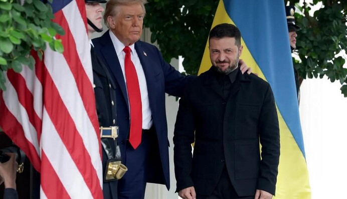 В якому образі Зеленський з'явився на зустрічі з Трампом: хто створив вбрання і яке його значення
