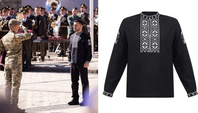 Какую вышиванку выбрал Владимир Зеленский в День Независимости: что означают символы