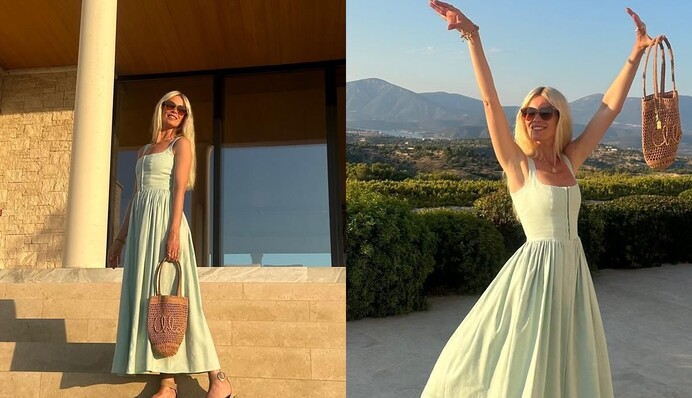 55-річна Клаудія Шиффер захопила затишною фотосесією з відпочинку в Греції