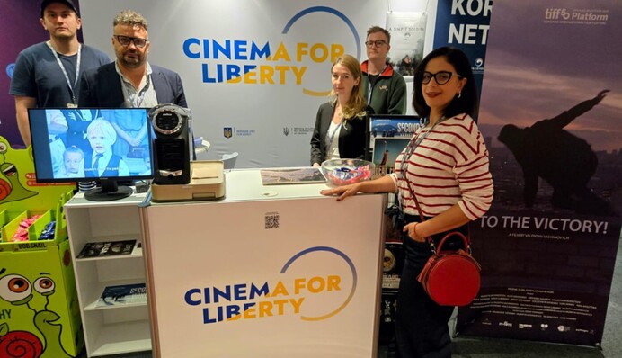 Cinema for liberty: український стенд почав роботу на фестивалі в Торонто