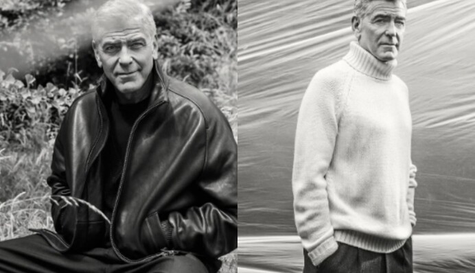 Клуні по-діловому та в ромашках: голлівудський актор став окрасою глянцю