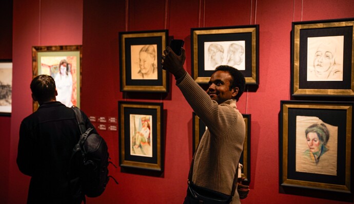 Выставка к 100-летию АРМУ в Музее истории Киева открыла Avant-garde Kyiv Fest – фоторепортаж