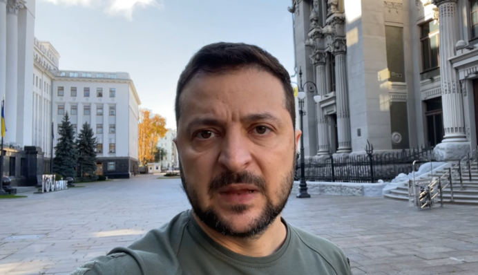 Масований обстріл України: звернення Зеленського