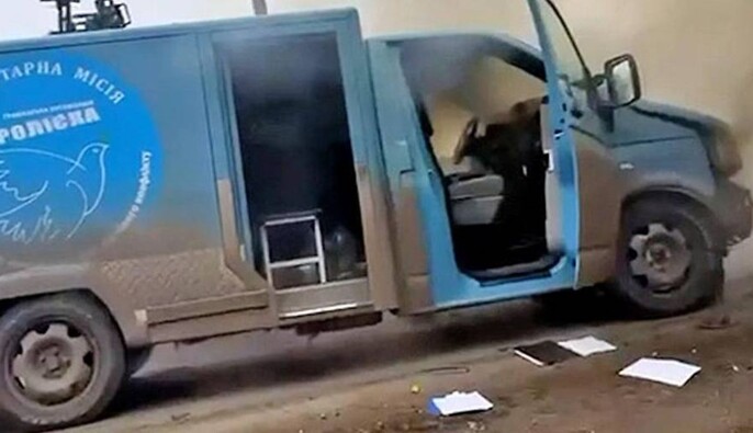 У Костянтинівці армія РФ атакувала дроном авто з іноземними журналістами та волонтерами