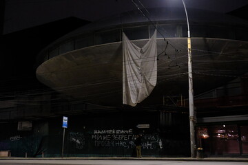 "Вибач нас, Флоріон": в Києві відбулася акція на підтримку "Летючої тарілки" на Либідській