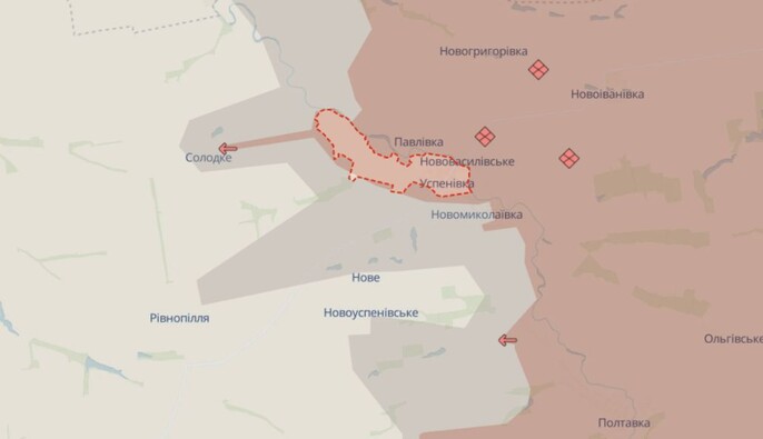 Російські військові окупували Успенівку — DeepState