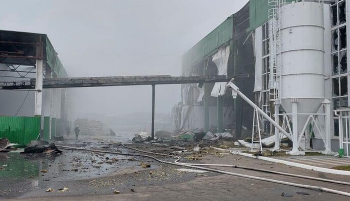 Уночі росіяни вдарили по ТЕЦ на біомасі у Чернігівській області