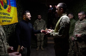 Зеленський приїхав на фронт у Запорізькій області