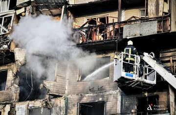 Число пострадавших в результате российской атаки на Киев возросло до 30