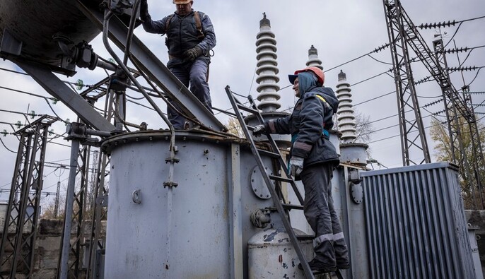 ДТЕК за 4 дні відновив світло для 310 тисяч родин після обстрілів